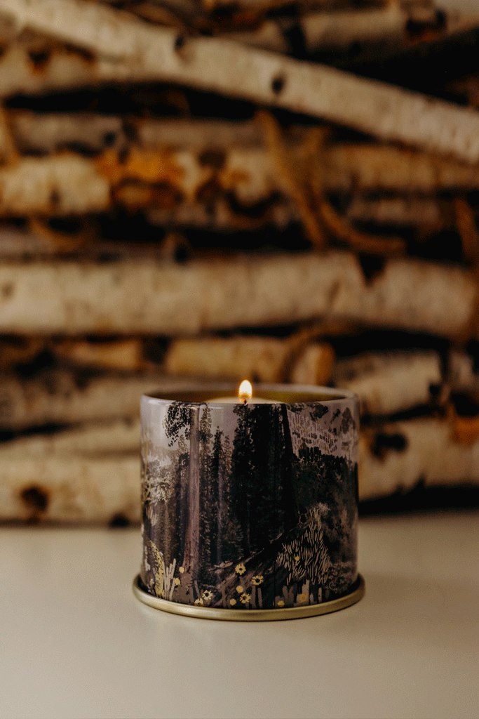 Woodfire Large Tin Candle - Heyday