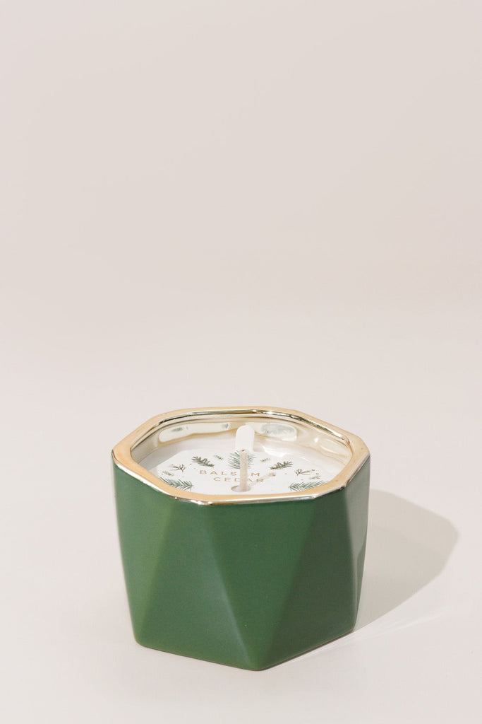 Balsam + Cedar Ceramic Candle - Heyday