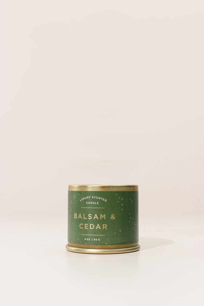Balsam + Cedar Demi Tin Candle - Heyday