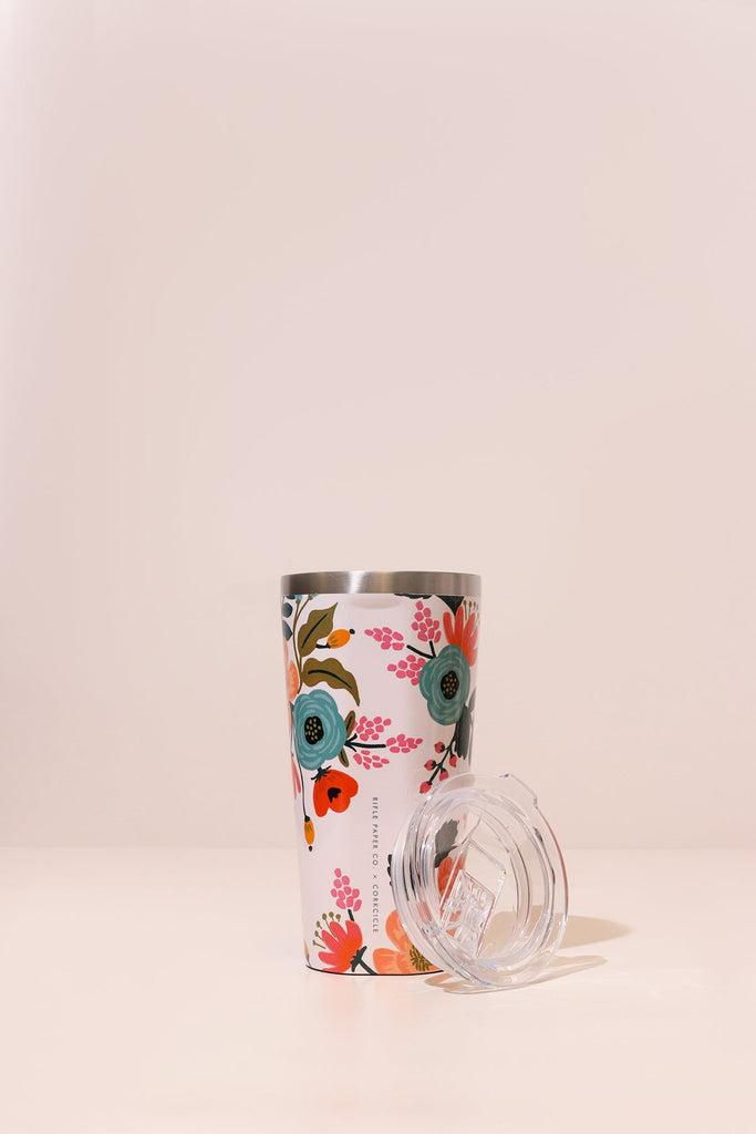 Cream Lively Floral Tumbler - Heyday