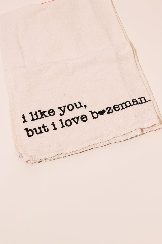 Intrigue Ink Love Bozeman Dishtowel - Heyday