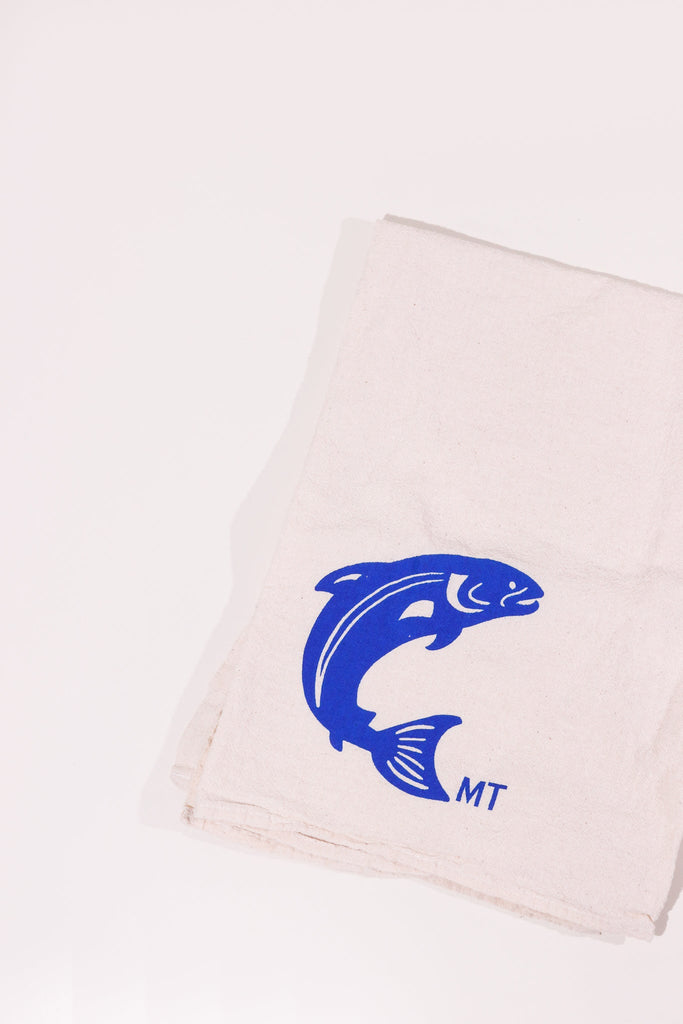 Intrigue Ink MT Trout Dishtowel - Heyday
