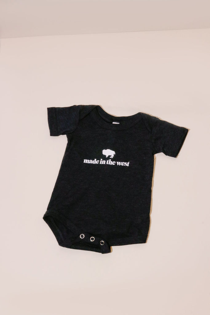 Made in the West Charcoal Onesie - Heyday