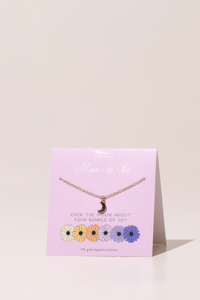 Mom to Be Over the Moon Necklace - Heyday