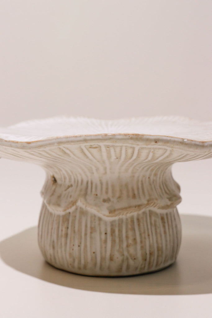 Mushroom Stoneware Pedestal - Heyday