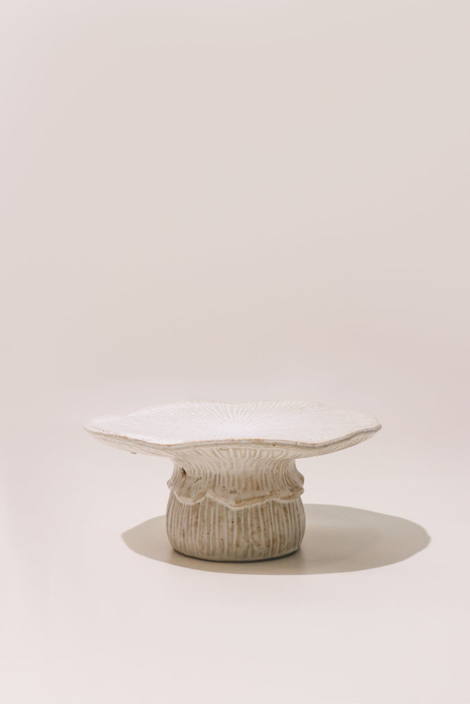 Mushroom Stoneware Pedestal - Heyday