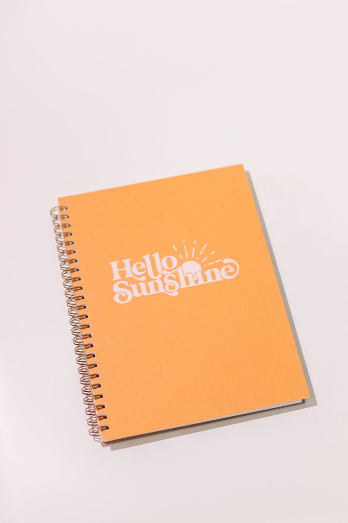 Saffron Hello Sunshine Notebook - Heyday