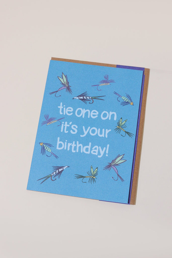Tie One On Birthday Card - Heyday