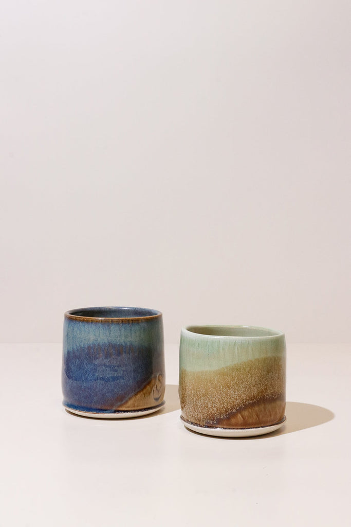 Uncommon Scents x Gangbusters Pottery Candle - Blue/Brown - Heyday