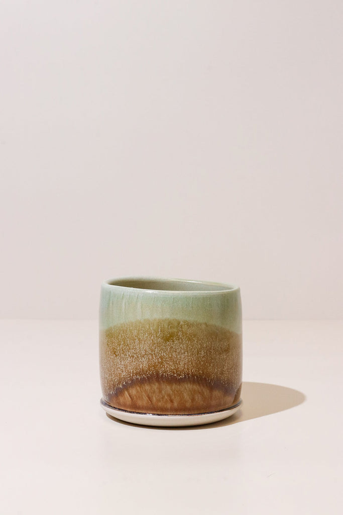Uncommon Scents x Gangbusters Pottery Candle - Green/Brown - Heyday