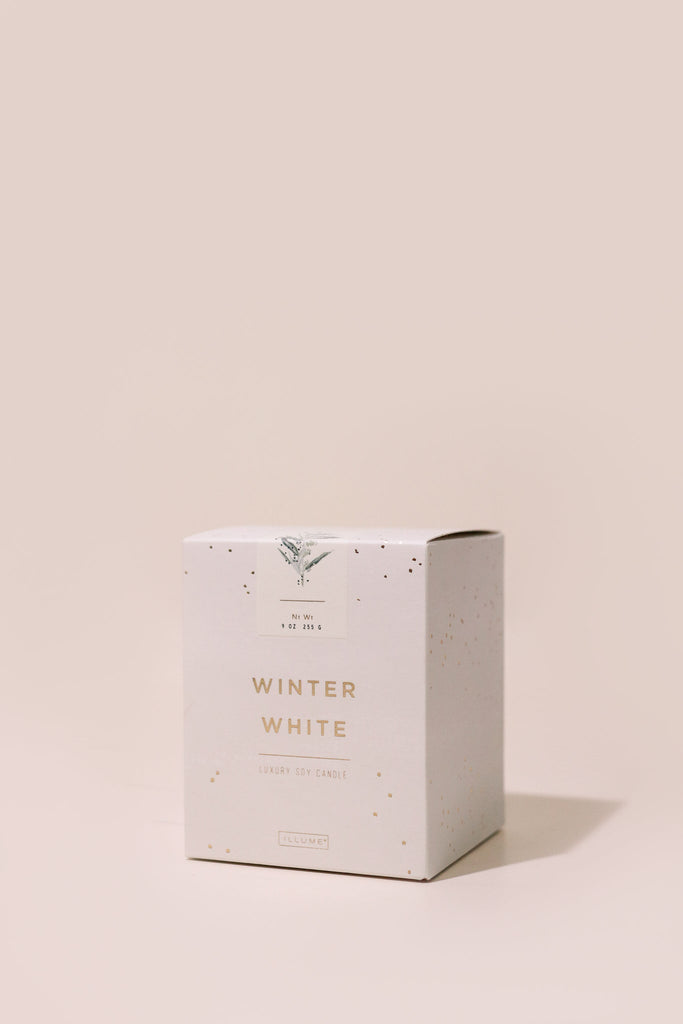 Winter White Small Luxe Mercury Candle - Heyday