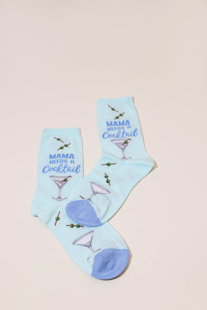 Women's Mama Needs a Cocktail Socks - Heyday