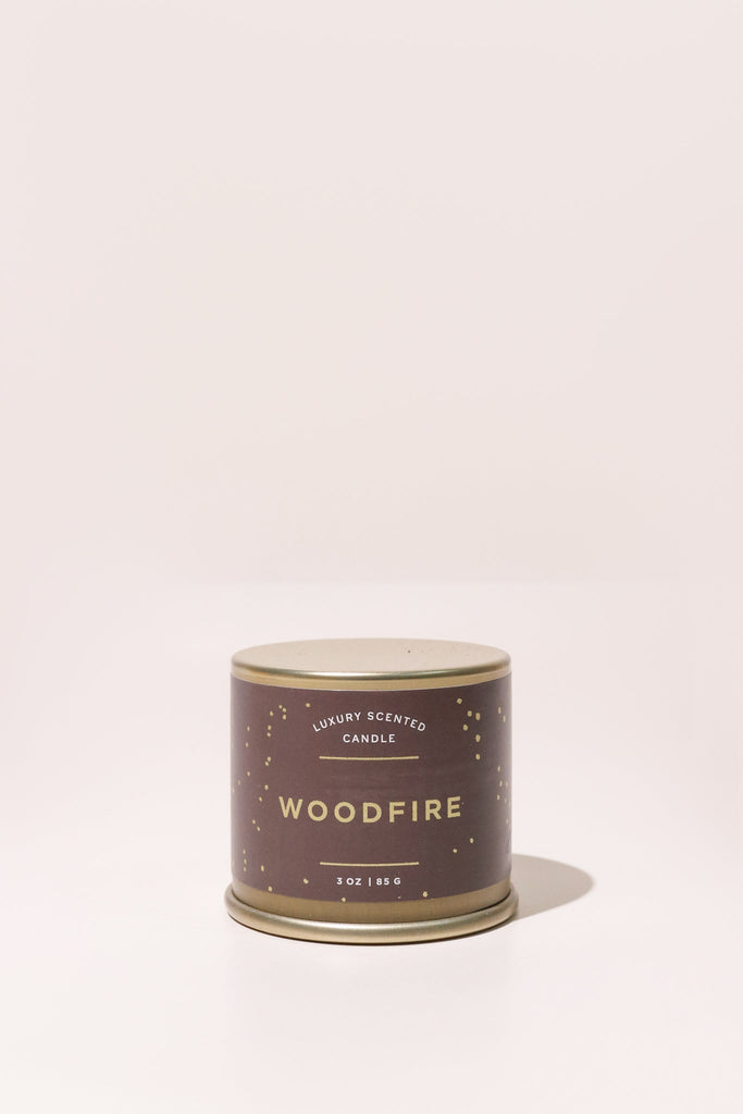 Woodfire Small Tin Candle - Heyday
